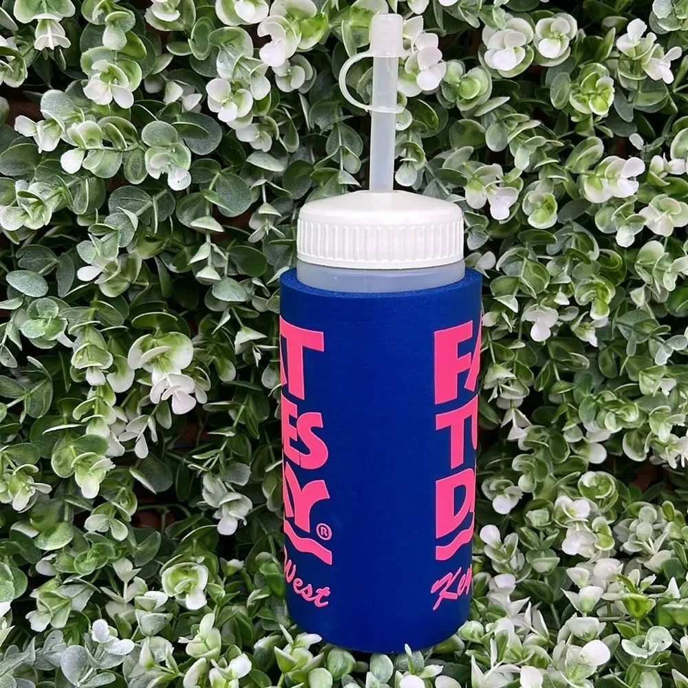 Fat Tuesday Key West Tumbler Cup Blue / Pink NEW